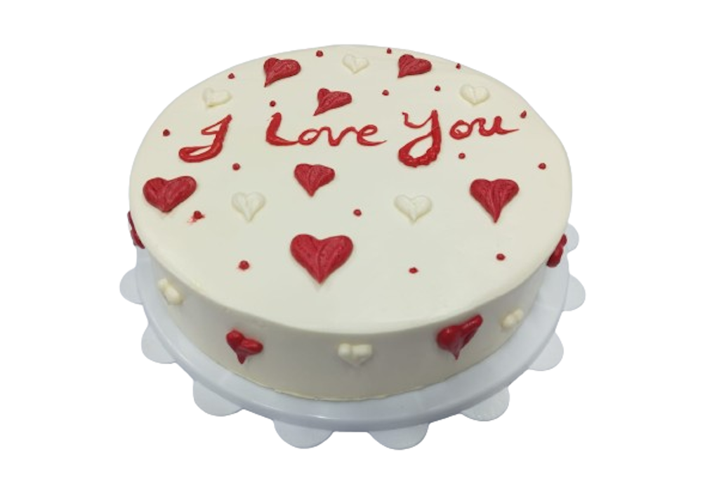 Valentine Vanilla Cake 2024
